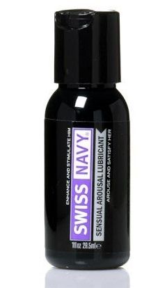 Возбуждающий гель-лубрикант на водной основе Sensual Arousal Lubricant  - 29,5 мл. - Swiss navy - купить с доставкой в Астрахани