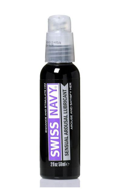 Возбуждающий гель-лубрикант на водной основе Sensual Arousal Lubricant - 59 мл. - Swiss navy - купить с доставкой в Астрахани