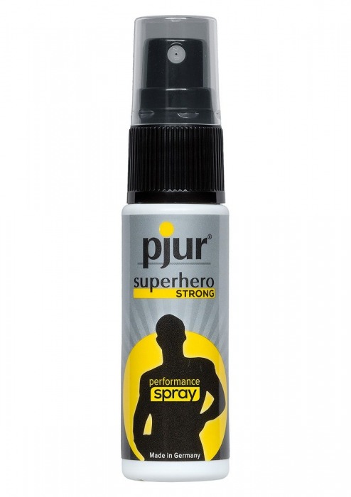 Спрей-пролонгатор длительного действия pjur SUPERHERO Strong Spray - 20 мл. - Pjur - купить с доставкой в Астрахани
