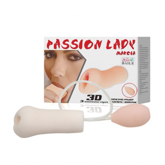 Мастурбатор Passion Lady Marcia с грушей для имитации посасывания - Baile - в Астрахани купить с доставкой