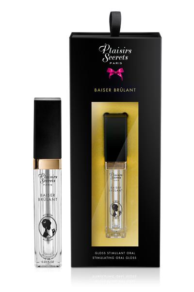 Стимулирующий блеск для губ Baiser Brulant Gloss Plaisirs Secrets - 7 мл. - Plaisir Secret - купить с доставкой в Астрахани