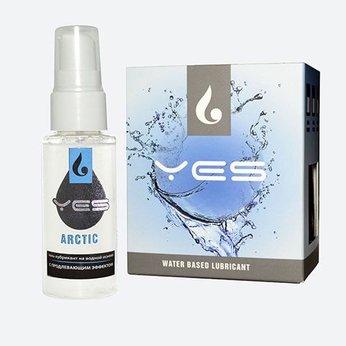 Интимный гель-лубрикант Yes Arctic с продлевающим эффектом - 30 мл. - Sitabella - купить с доставкой в Астрахани