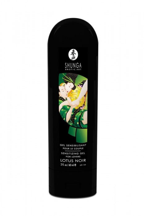 Интимный гель для пар, усиливающий наслаждение, Lotus Noir - 60 мл. - Shunga - купить с доставкой в Астрахани