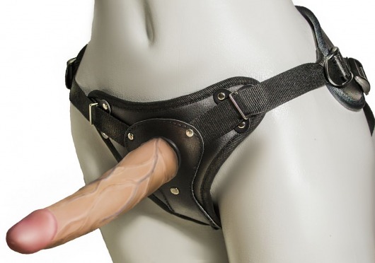 Женский страпон с вагинальной пробкой Woman Strap - 18 см. - LOVETOY (А-Полимер) - купить с доставкой в Астрахани
