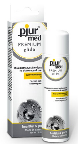 Гипоаллергенный силиконовый лубрикант pjur MED Premium glide - 100 мл. - Pjur - купить с доставкой в Астрахани