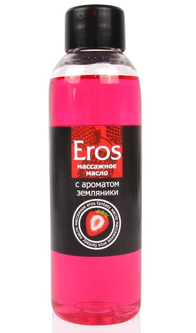 Массажное масло Eros fantasy с ароматом земляники - 75 мл. - Биоритм - купить с доставкой в Астрахани