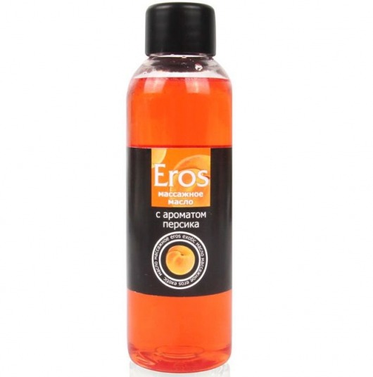Массажное масло Eros exotic с ароматом персика - 75 мл. - Биоритм - купить с доставкой в Астрахани
