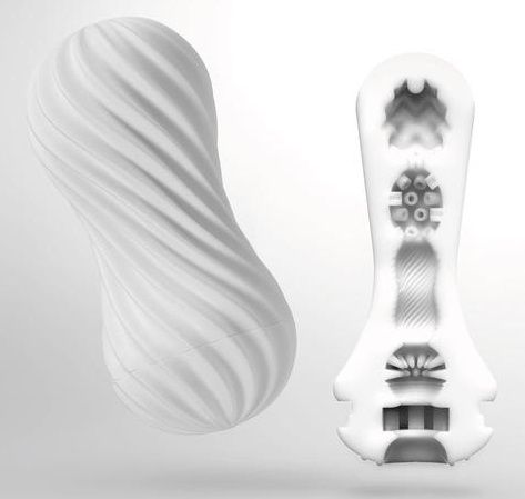 Мастурбатор FLEX Silky White с мягким рельефом - Tenga - в Астрахани купить с доставкой