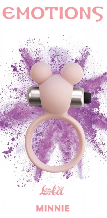 Розовое эрекционное виброколечко Emotions Minnie Light pink - Lola Games - в Астрахани купить с доставкой