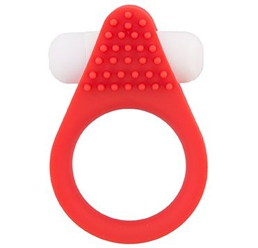 Красное эрекционное кольцо LIT-UP SILICONE STIMU RING 1 RED - Dream Toys - в Астрахани купить с доставкой