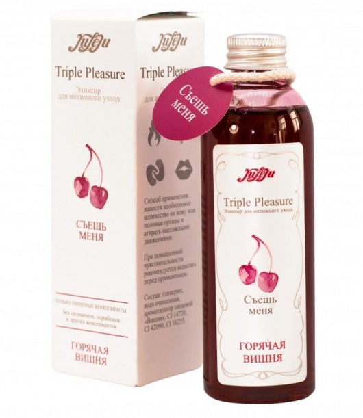 Эликсир Triple Pleasure  Горячая вишня  - 130 гр. - JULEJU - купить с доставкой в Астрахани