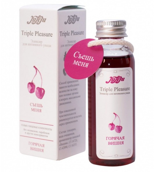 Эликсир Triple Pleasure  Горячая вишня  - 65 гр. - JULEJU - купить с доставкой в Астрахани