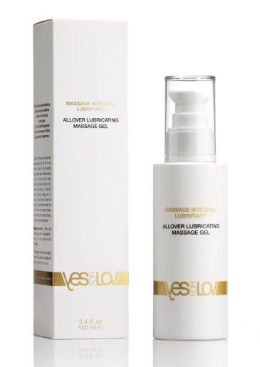Массажный гель-смазка на силиконовой основе Allover Massage Gel - 100 мл. - YESforLOV - купить с доставкой в Астрахани