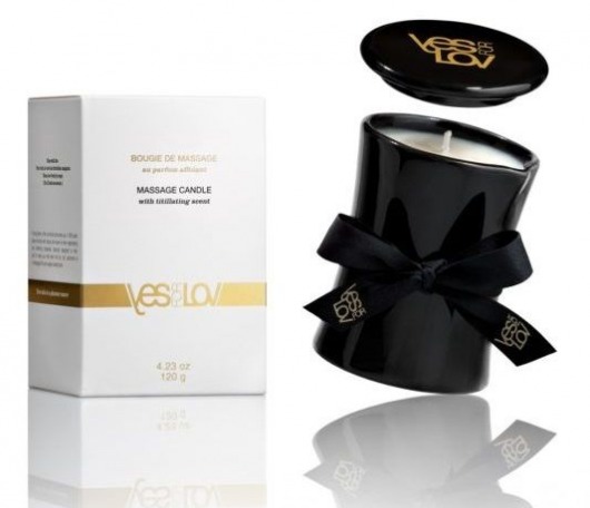 Массажная свеча Titillating Massage Candle - 120 мл. - YESforLOV - купить с доставкой в Астрахани