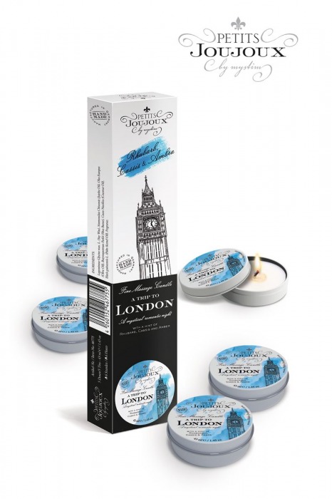 Набор из 5 свечей Petits Joujoux London с ароматом ревеня, амбры и чёрной смородины - MyStim - купить с доставкой в Астрахани