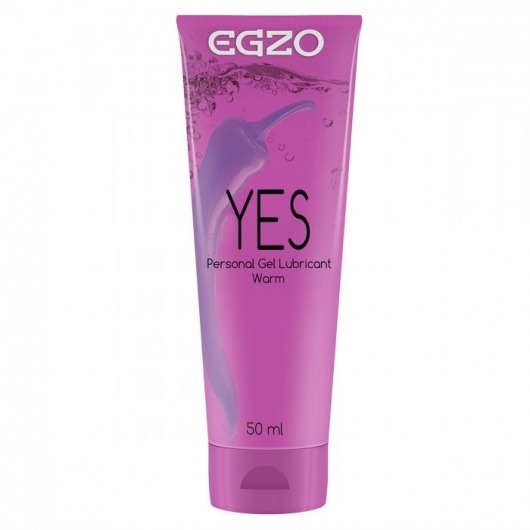 Согревающий лубрикант на водной основе Egzo Yes - 50 мл. - EGZO - купить с доставкой в Астрахани