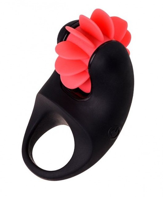 Чёрно-красное эрекционное виброкольцо Erotist - Erotist Adult Toys - в Астрахани купить с доставкой