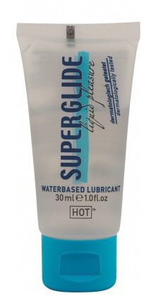 Гель-смазка на водной основе для чувствительной кожи Superglide - 30 мл. - HOT - купить с доставкой в Астрахани