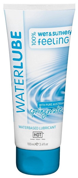 Лубрикант на основе чистой родниковой воды WaterLube - 100 мл. - HOT - купить с доставкой в Астрахани