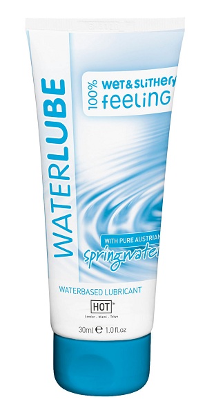 Гель-смазка на основе чистой родниковой воды WaterLube - 30 мл. - HOT - купить с доставкой в Астрахани