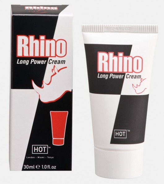 Крем-пролонгатор для мужчин Rhino - 30 мл. - HOT - купить с доставкой в Астрахани