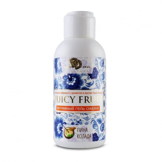 Интимный гель на водной основе JUICY FRUIT с ароматом пина колада - 100 мл. - БиоМед - купить с доставкой в Астрахани