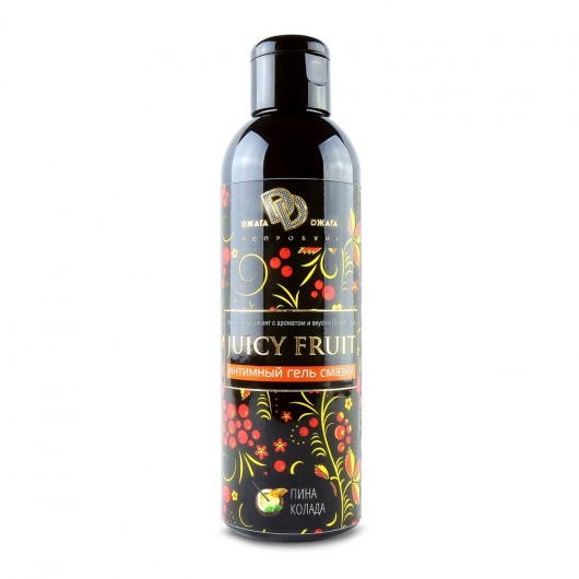 Интимный гель на водной основе JUICY FRUIT с ароматом пина колада - 200 мл. - БиоМед - купить с доставкой в Астрахани
