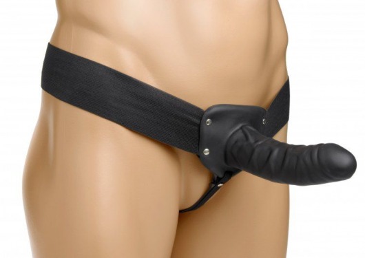 Полый страпон Erection Assist - 15,2 см. - XR Brands - купить с доставкой в Астрахани