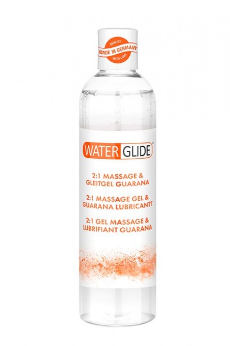 Гель-смазка 2-в-1 MASSAGE   LUBRICANT GUARANA - 300 мл. - Waterglide - купить с доставкой в Астрахани