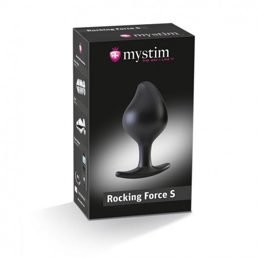 Анальная пробка Rocking Force S для электростимуляции - 9,5 см. - MyStim - купить с доставкой в Астрахани