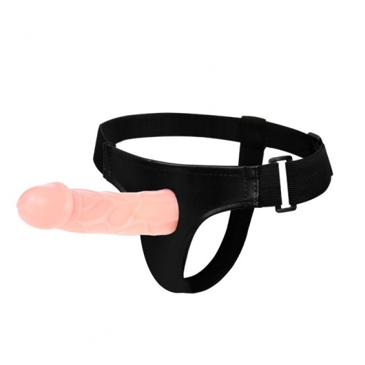 Телесный фаллоимитатор на трусиках Jessica Strap-On - 15,5 см. - Baile - купить с доставкой в Астрахани