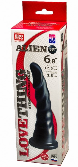 Насадка для трусиков харнесс Alien - 17,5 см. - LOVETOY (А-Полимер) - купить с доставкой в Астрахани