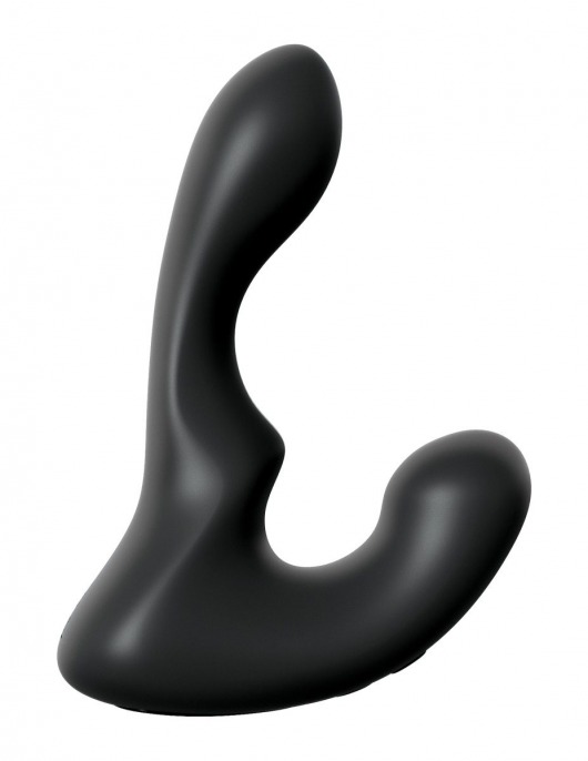 Черный анальный вибростимулятор P-Spot Milker - 14 см. - Pipedream - в Астрахани купить с доставкой