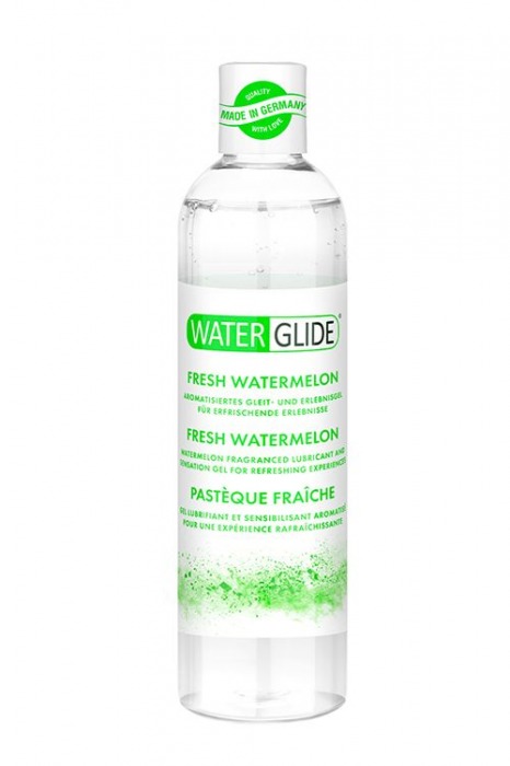 Лубрикант на водной основе с ароматом арбуза WATERGLIDE FRESH WATERMELON - 300 мл. - Waterglide - купить с доставкой в Астрахани