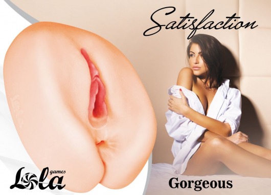 Мастурбатор с 2 тоннелями Satisfaction Gorgeous - Lola Games - в Астрахани купить с доставкой